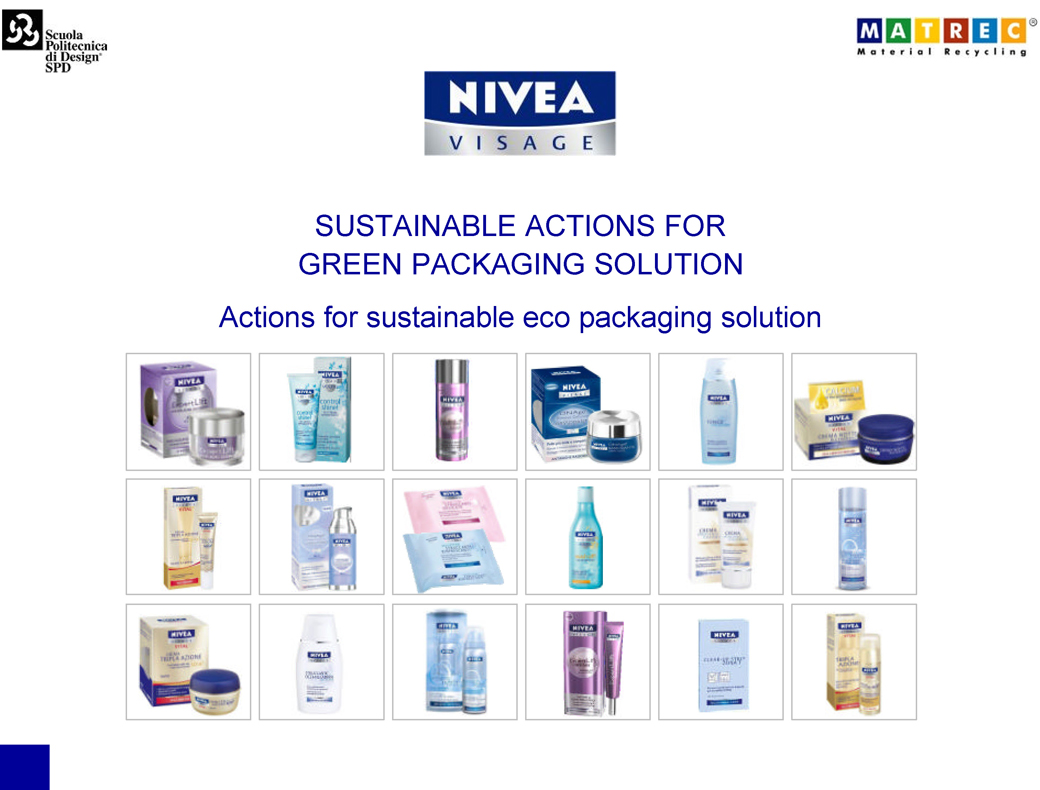 Sustainable actions for green packaging solution.01.Marco Capellini